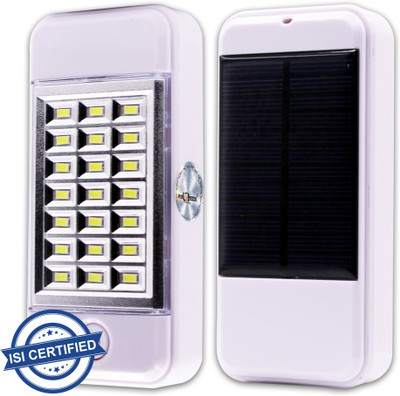 Pick Ur Needs Solar Power Bank Cum 21 Hi-Bright Led 6 hrs Lantern Emergency Light(White)