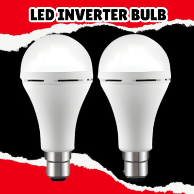 SACRO 15W Emergency Inverter Bulb, Rechargeable Emergency Led Bulb For Power CutsY28 4 hrs Bulb Emergency Light(White)