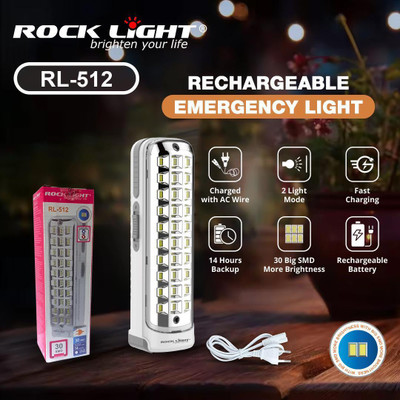 VR Bright Lite Hasru_Lights_Emergency_196 18 hrs Torch Emergency Light(Multicolor)