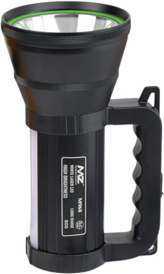 MZ M968 (LED RECHARGEABLE SEARCHLIGHT) 5 Modes Multifunctional,200W,6000mAh Battery 10 hrs Torch Emergency Light(Black)