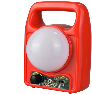 GLOBEAM 6000 5 hrs Torch Emergency Light(Red)