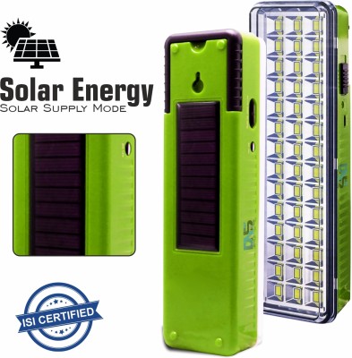 Daily Needs Shop Solar Rechargeable 42 SMD Extra Bright LED With AC / DC / Solar Charging 5 hrs Torch Emergency Light(Green)