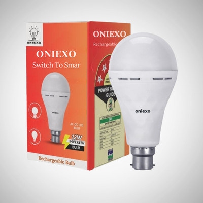 ONIEXO Quick Charging 12W LED Bulb with Emergency Power-015 4 hrs Bulb Emergency Light(White)