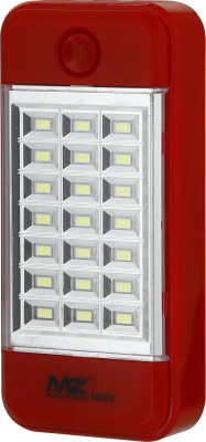 MZ M928 (RECHARGEABLE LED EMERGENCY LIGHT) 3000mAh Battery 15 hrs Torch Emergency Light(Red)