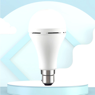 Clairbell Emergency 9W Inverter LED Bulb with 2000mAh Rechargeable Battery Pack of 1 D124 4 hrs Bulb Emergency Light(White)