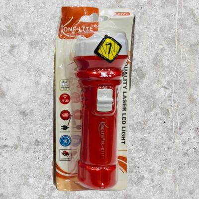 VR Bright Lite Rechargeable Emergency Light (AR_706_Torch_29) 4 hrs Torch Emergency Light(Red)