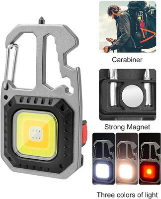 Xydrozen 4-Modes LED Flashlights 5 hrs Torch Emergency Light(Multicolor)