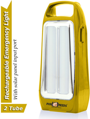 VR Bright Lite Rechargeable Emergency Light Dual Mode Brightness With Solar Charging Support 5 hrs Lantern Emergency Light(Yellow)