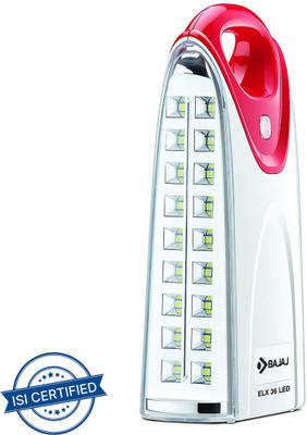 BAJAJ ELX 36 LED abs plastic 8 hrs Lantern Emergency Light(Red)