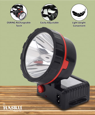 HASRU OS-1703 1 hrs Torch Emergency Light(Black)