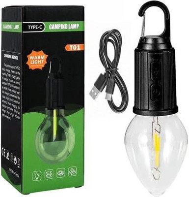 BfsTeckt 3 Lighting Modes Camping Lantern for Hiking, Emergency, Tent & 1hr Backup Bulb 1 hrs Bulb Emergency Light(Black)