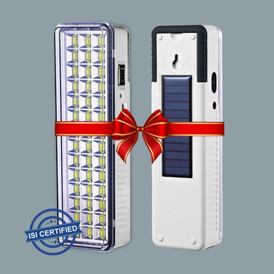 VR Bright Lite 62S White Pack Of 2 7 hrs Flood Lamp Emergency Light(White)