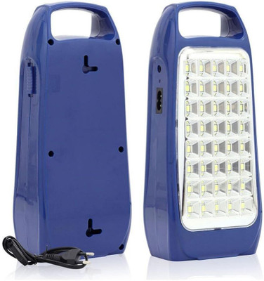 GLOWISH 40 SMD LED High-Bright RECHARGEABLE PORTABLE EASY CARRY LANTERN 2 hrs Lantern Emergency Light(Blue)