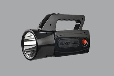 GLOBEAM Sainik Kisan Torch Emergency Light 7000mAh High Power Battery with Long Range 15 hrs Torch Emergency Light(Black)