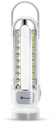DP led 7102 (RECHARGEABLE LED TORCH) 1300mAh Battery 2 hrs Torch Emergency Light(White)