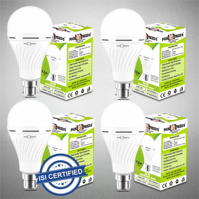 Sebon BLB-P 100 Bulb Pack of 4_M1499 4 hrs Bulb Emergency Light(White)