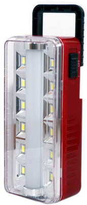 iDOLESHOP USB SOLAR Rechargeable Emergency Light Led + Tube(Pack of 1) 4 hrs Lantern Emergency Light(Red)