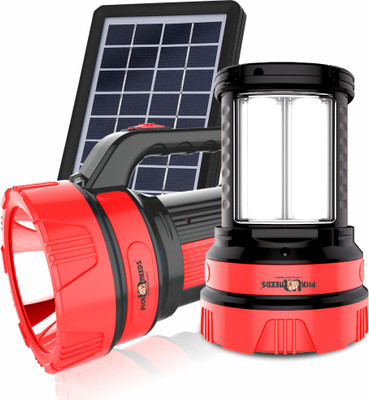 VR Bright Lite Pn-El-286 Red With Solar 6 hrs Torch Emergency Light(Red)