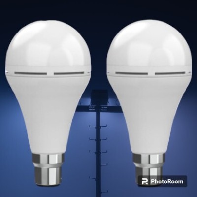 GUGGU 61G_Surya 2-Pack 12W Emergency LED Bulbs, Cool White 3 hrs Bulb Emergency Light(White)