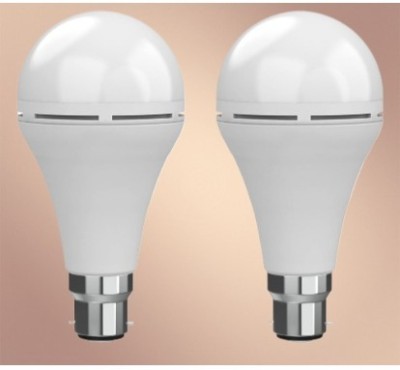 GUGGU 14E_Surya 2-Pack 12W Emergency LED Bulbs, Cool White 3 hrs Bulb Emergency Light(White)