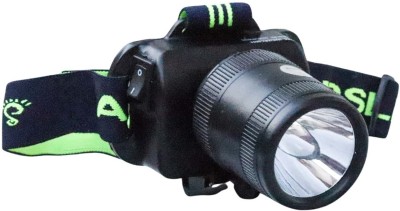 ANDSLITE RHL 2 Rechargeable Head Focus USA LED 500 Meter Range 8 hrs Flood Lamp Emergency Light(Black)