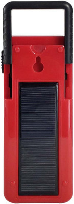 VR Bright Lite Energy 16 LED Hi-Bright Two Tube Rechargeable Solar 4 hrs Lantern Emergency Light(Red)