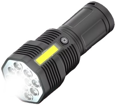 Xydrozen COB Side Lights, Essential For Outdoor Household Emergency Use Torch(Black, 15.5 cm, Rechargeable)