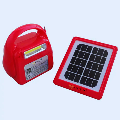 Universal Trades RL-5090 Solar Inverter Kit with 6000mAh Battery 10 hrs Lantern Emergency Light(Multicolor)