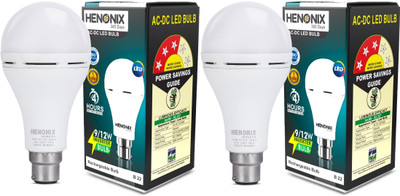 HENONIX 12W Charging 4 hrs Bulb Emergency Light(White)
