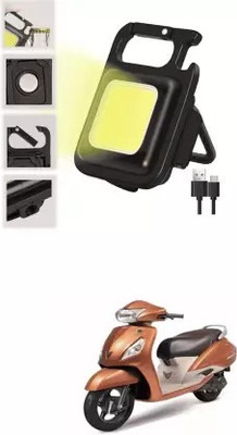 BSVR Portable LED Keychain Flashlight Rechargeable 4 Modes With Bottle Opener 597 Torch(Black, 5 cm, Rechargeable)