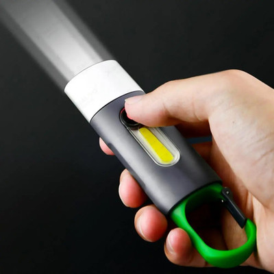 Care 4 Keychain Flashlight WH-901 Hight Power Long Range Torch(Multicolor, 10 cm, Rechargeable)
