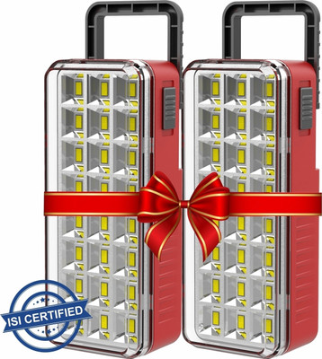 VR Bright Lite PUN-35A Red Pack Of 2 5 hrs Flood Lamp Emergency Light(Red)
