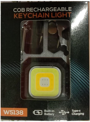 Xydrozen Magnetic Base Four Light Source Mini Torch Light 5 hrs Torch Emergency Light(Multicolor)