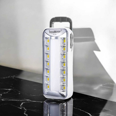 iDOLESHOP 64 Bright LED +1 Tube With Rechargeable Android Charging Rechargeable-01 6 hrs Lantern Emergency Light(Grey)