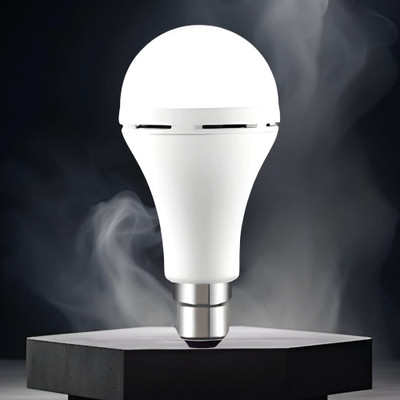 Clairbell Emergency 9W Inverter LED Bulb with 2000mAh Rechargeable Battery Pack of 1 D465 4 hrs Bulb Emergency Light(White)