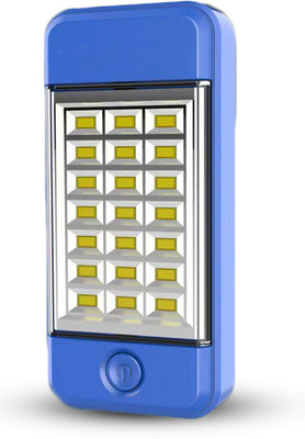 iDOLESHOP Hi-Bright LED With USB Mobile Power Bank Rechargeable With Solar 6 hrs Lantern Emergency Light(Blue)