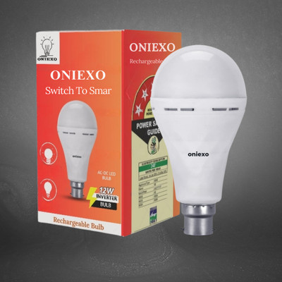 ONIEXO Quick Charging 12W LED Bulb with Emergency Power-019 4 hrs Bulb Emergency Light(White)