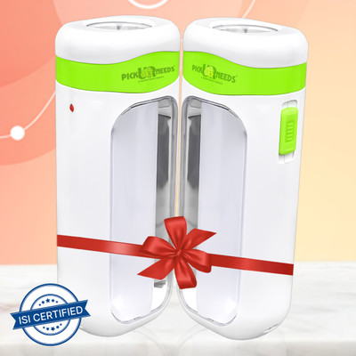 Pick Ur Needs Mini Home Emergency Rechargeable LED Floor Light Lamp with 4 hrs Lantern Emergency Light(Green)