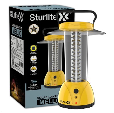 Sturlite Mello 5Watt Solar + AC Supply LED|Rechargeable 20 hrs Lantern Emergency Light(Yellow)