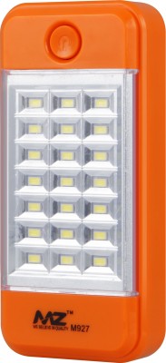 MZ M927 (RECHARGEABLE LED EMERGENCY LIGHT) 3000mAh Battery, 6Hrs Working 15 hrs Torch Emergency Light(Orange)