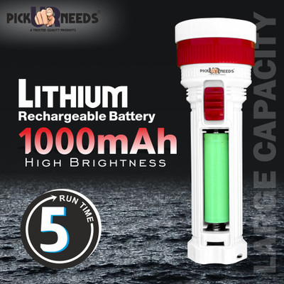 VR Bright Lite EL-1156 B Pack OF 2 5 hrs Torch Emergency Light(Red)