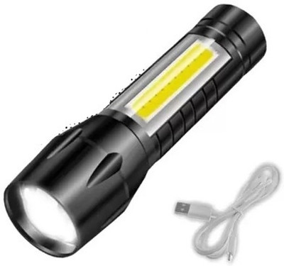 BSVR Metal High quality LED Flashlight ,Super Bright ,Waterproof 3 Light Modes 13 6 hrs Torch Emergency Light(Black)