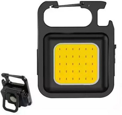 VR Bright Lite Mini Flashlight, Cob Rechargeable Work Light-VR1380 5 hrs Torch Emergency Light(Black)
