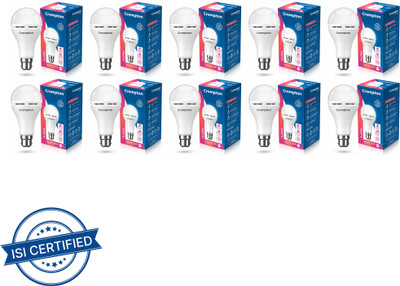Crompton LED12WDFINVNB4DCDL_Pack of 10 3.5 hrs Bulb Emergency Light(Cool Day Light)