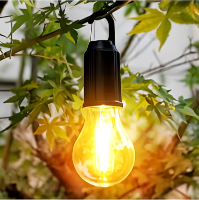 FRONY Emergency Light for Camping,Rechargeable LED 5Hour Battery Backup TouchSwitch526 6 hrs Bulb Emergency Light(Black)