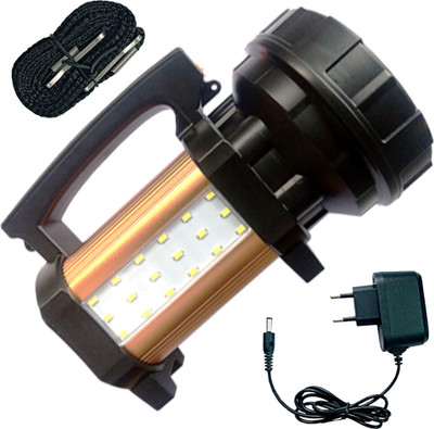 QTX 4MODE 6000mAh Rechargeable Led Torch Long Range Waterproof 10 hrs Torch Emergency Light(Multicolor)