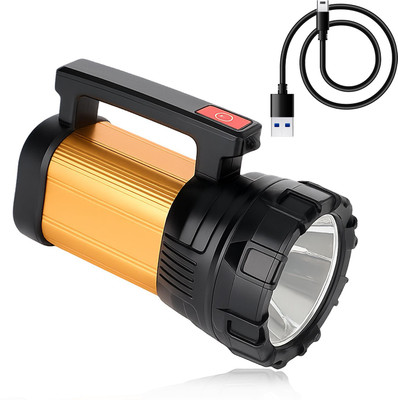 CICASTO Charger Torchlight Searchlight Led Handheld Spotlight Camping 5 hrs Torch Emergency Light(Multicolor)