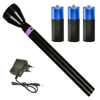 Small Sun T-98 LED Flashlight: Save Energy and Get Bright Light Torch 12 hrs Torch Emergency Light(Black)