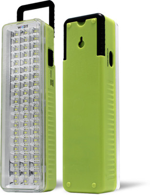 WOZIT High Quality 60 Hi-Bright LED Emergency Light Lantern, Up To 6- 7 Hours Backup 6 hrs Lantern Emergency Light(Green)