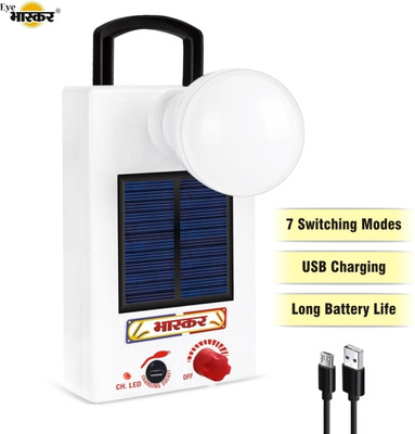 Eye Bhaskar 12 LED Solar Bulb With Charge Rechargeable 4 hrs Lantern Emergency Light(White)